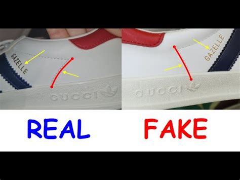 gucci gazelle fake|are gucci shoes real real.